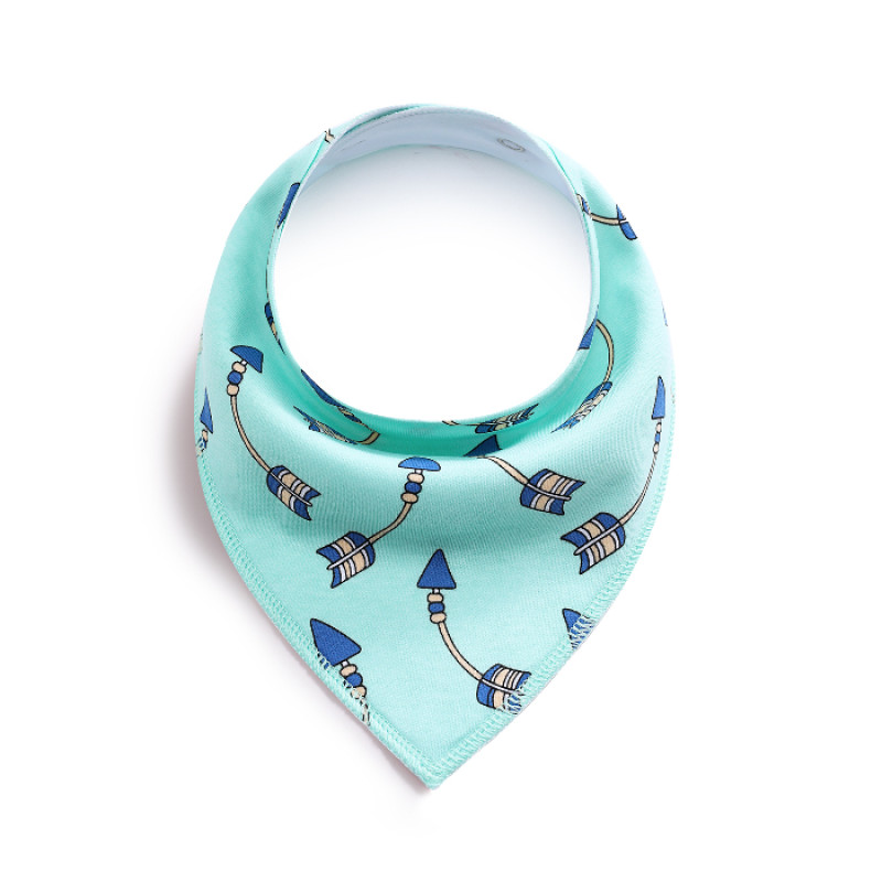 SET 4 Girls 5 Baby Bibs Bandana Handkerchief for Infant Drooling Teething Super Absorbent Bibs Age 0-24M